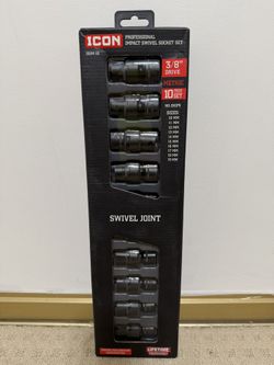 NEW ICON IMPACT SWIVEL SOCKET SET 