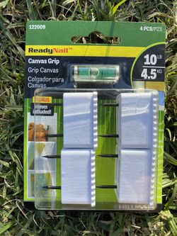 4 Count Canvas Hanger with Level