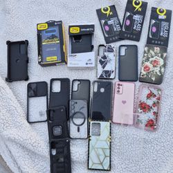 Lot Of Phone Cases. Samsung, Apple, Android