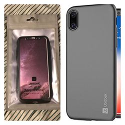 BRAND NEW/SEALED iPhone X Case with [Tempered Glass] Screen Protector, 360 Degree All-around Ultra Thin Full Body Coverage Protection
