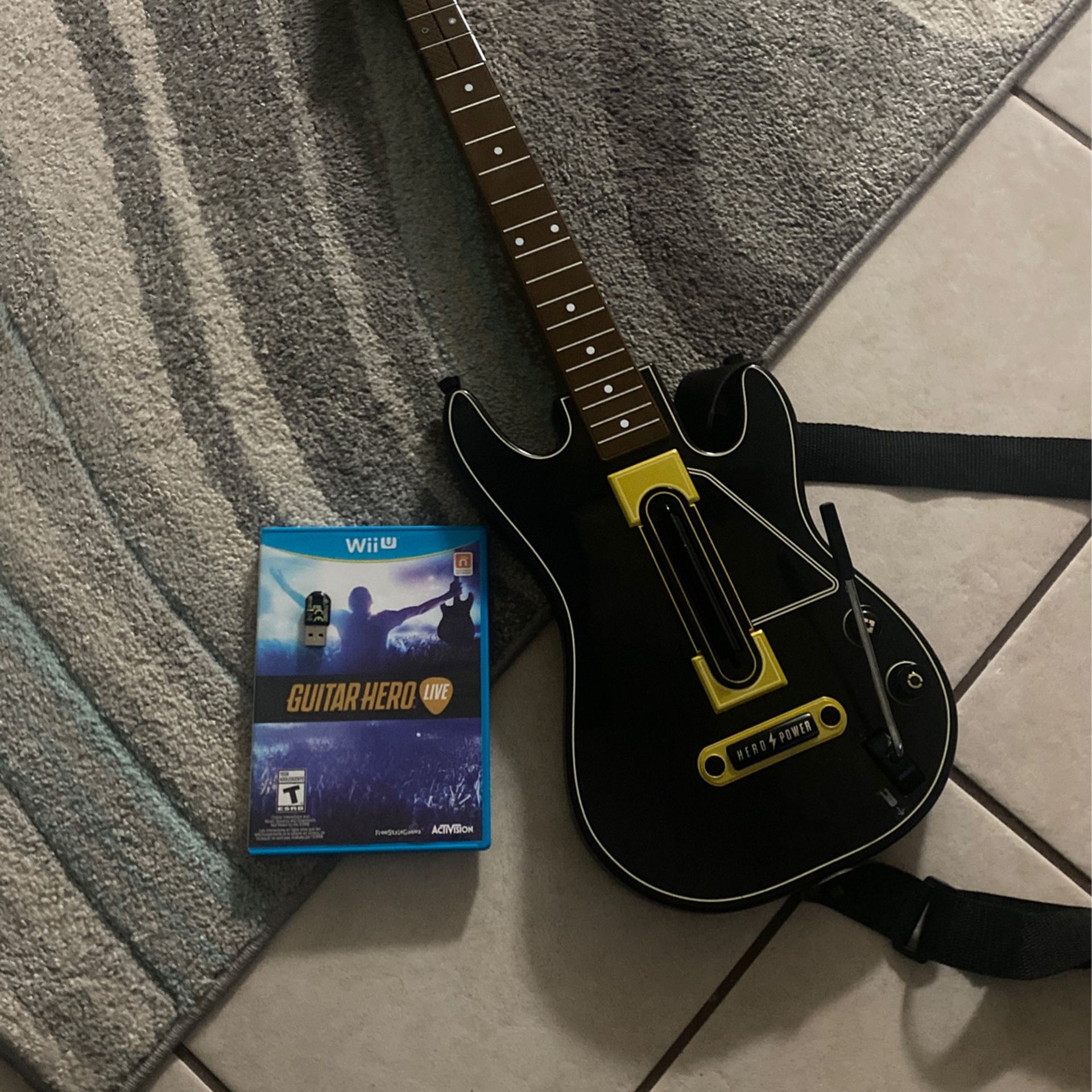 Wii U Game And Guiter