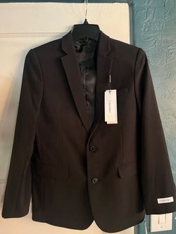 New Calvin Klein Boys/ youth Black Sports Coat/ Suit Jacket with Tags