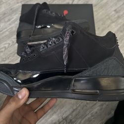 Black Cat Jordan 3s 