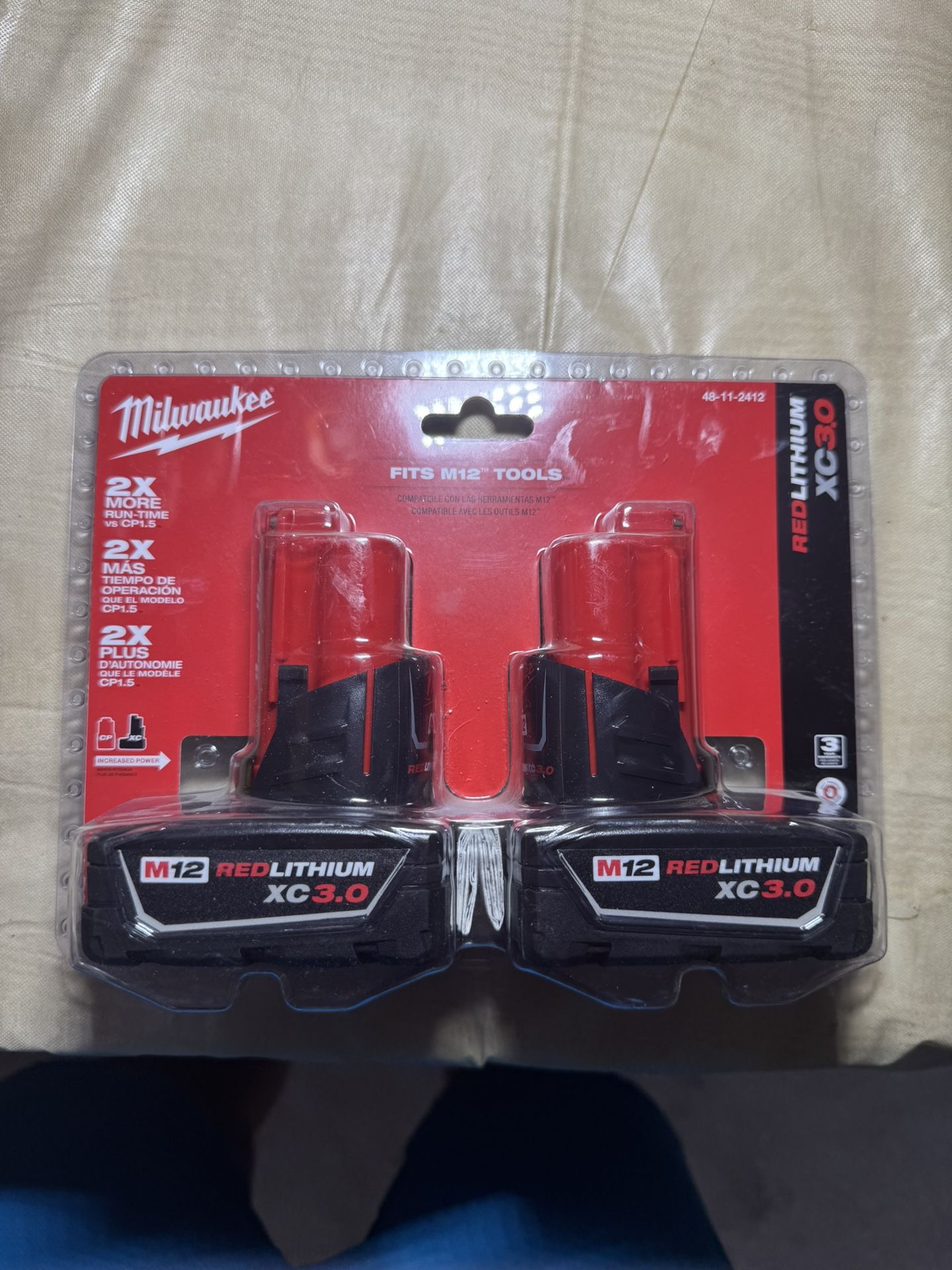 Milwaukee Battery M12 12v