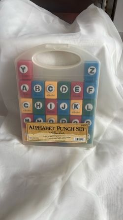 Alphabet punch set