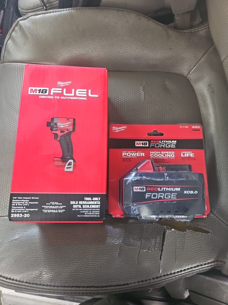 Milwaukee Impact And Forge Battery