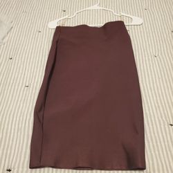 Dark Purple Pencil Skirt