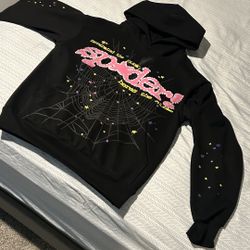 Sp5der V2 Authentic Hoodie Black
