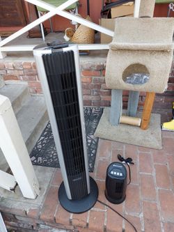Bionaire 40” Tower Fan with Small Bionaire Fan COMBO and REMOTE BTF4002