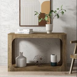 New Sofa Console Table – Storage Bookshelf, Entryway & Living Room Table, Side & End Table