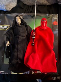 Star Wars Emperor Palpatine and Royal Guard Figures