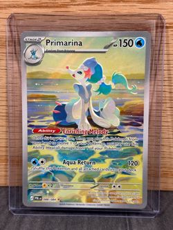 Primarina Pokémon Holo Rare Card