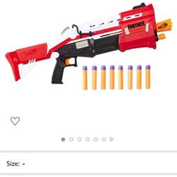 Visit the NERF Store

4.6 out of 5 stars  4,897Reviews

NERF Fortnite Ts Blaster -- Pump Action Dart Blaster, 

