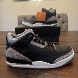 Air Jordan 3 Retro OG Black Cement Shoes