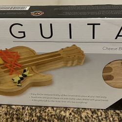 GUITAR CHEESE CUTTING BOARD & TOOLS SET