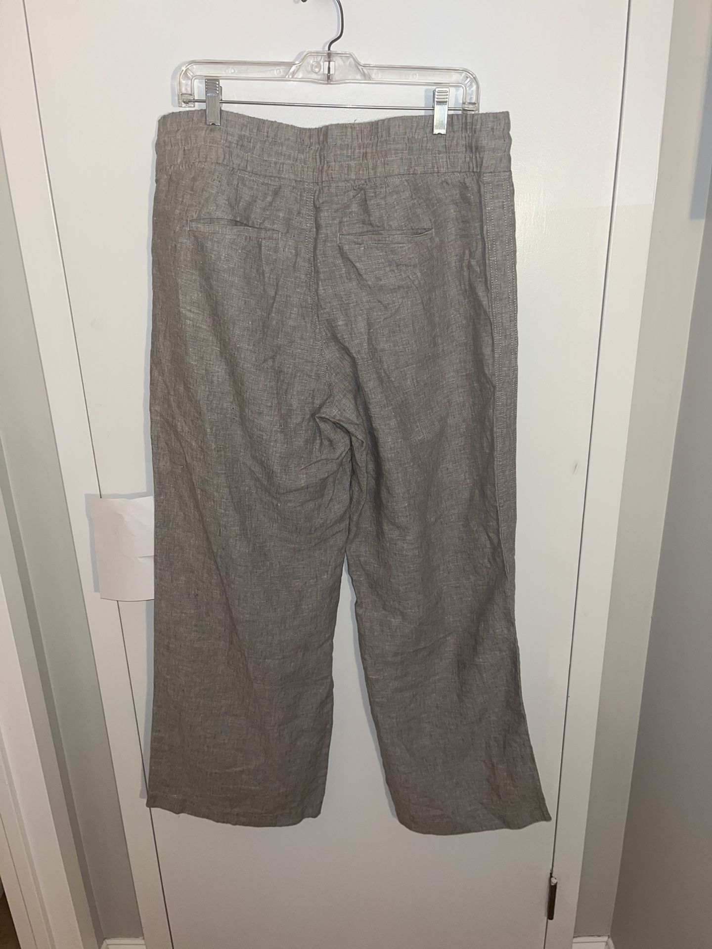 Athleta Cabo Linen Wide Pant