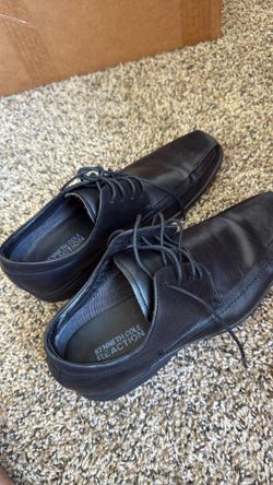 Kenneth Cole Reaction Black Formal Lace-Up Dress Shoes | Men’s Size 7 | Display shoe | No Box