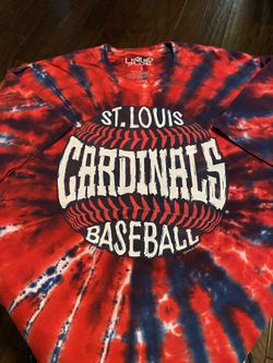 Large- St. Louis Cardinals Burst Tie-Dye T-Shirt. Never worn.