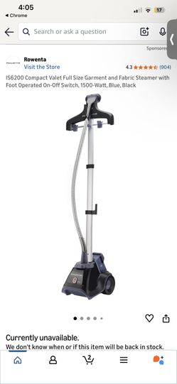Rowenta Vertical Steamer Compact Valet
