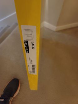 New yellow Lack table-rare