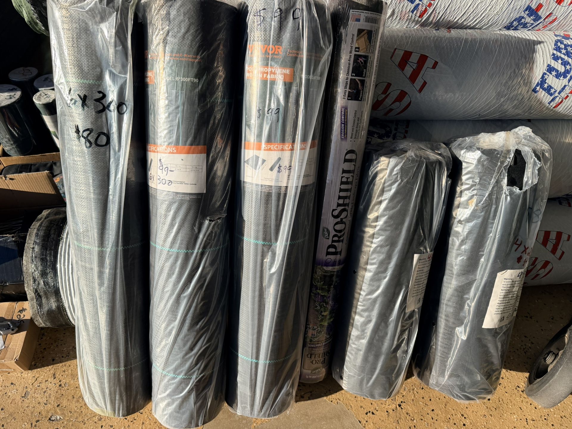 6x300 Ft Brand New Weed Barrier Cloth $99 for Sale in Poway, CA - OfferUp