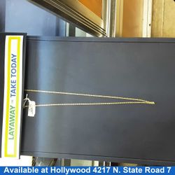 Rope Chain - Yellow Gold 14k (.585) 2.6 grams 18 inch