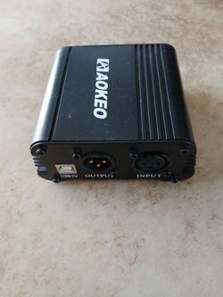 AEOKO 1 CHANNEL 48 DC PHANTOM POWER SUPPLY