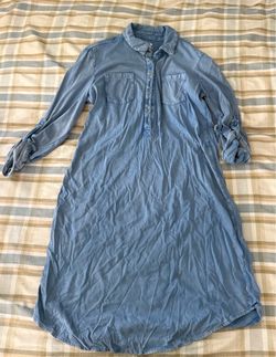 Light Blue Shirt Dress