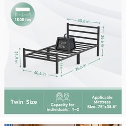 Iron Twin Bed Frame