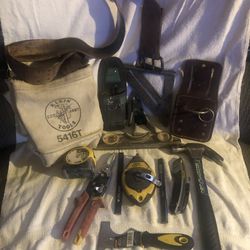 Tool bags plus hand tools