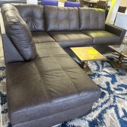 NEW SECTIONAL SOFA LEATHER FREE DELIVERY 🚚 