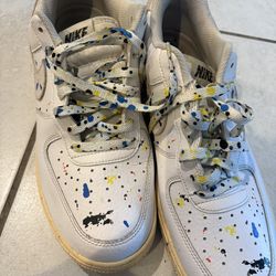 Men’s 9.5 Splatter Paint Air Force 1