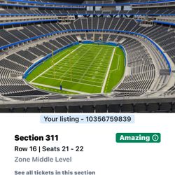 2 Tix Chargers vs Vikings Game and Parking Pass 10/23 