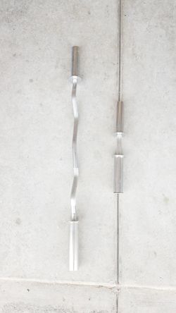 Olympic Barbell and Olympic single dumbbell handle