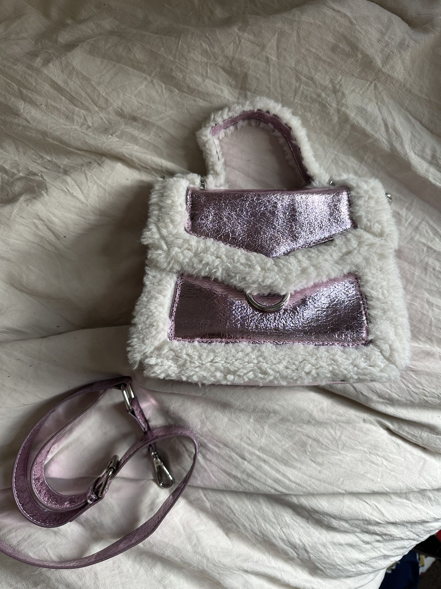 Pink Metallic Mini Bag