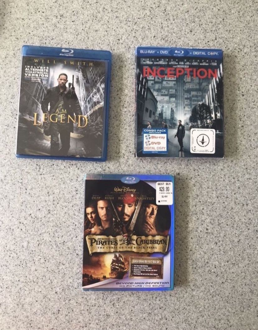 Blu-ray +DVD  $5 Each 