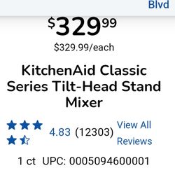 Kitchen Aid Mixer