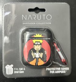 New. Bioworld Apple AirPods Case - Generations 1 & 2 - Naruto: Shippuden
