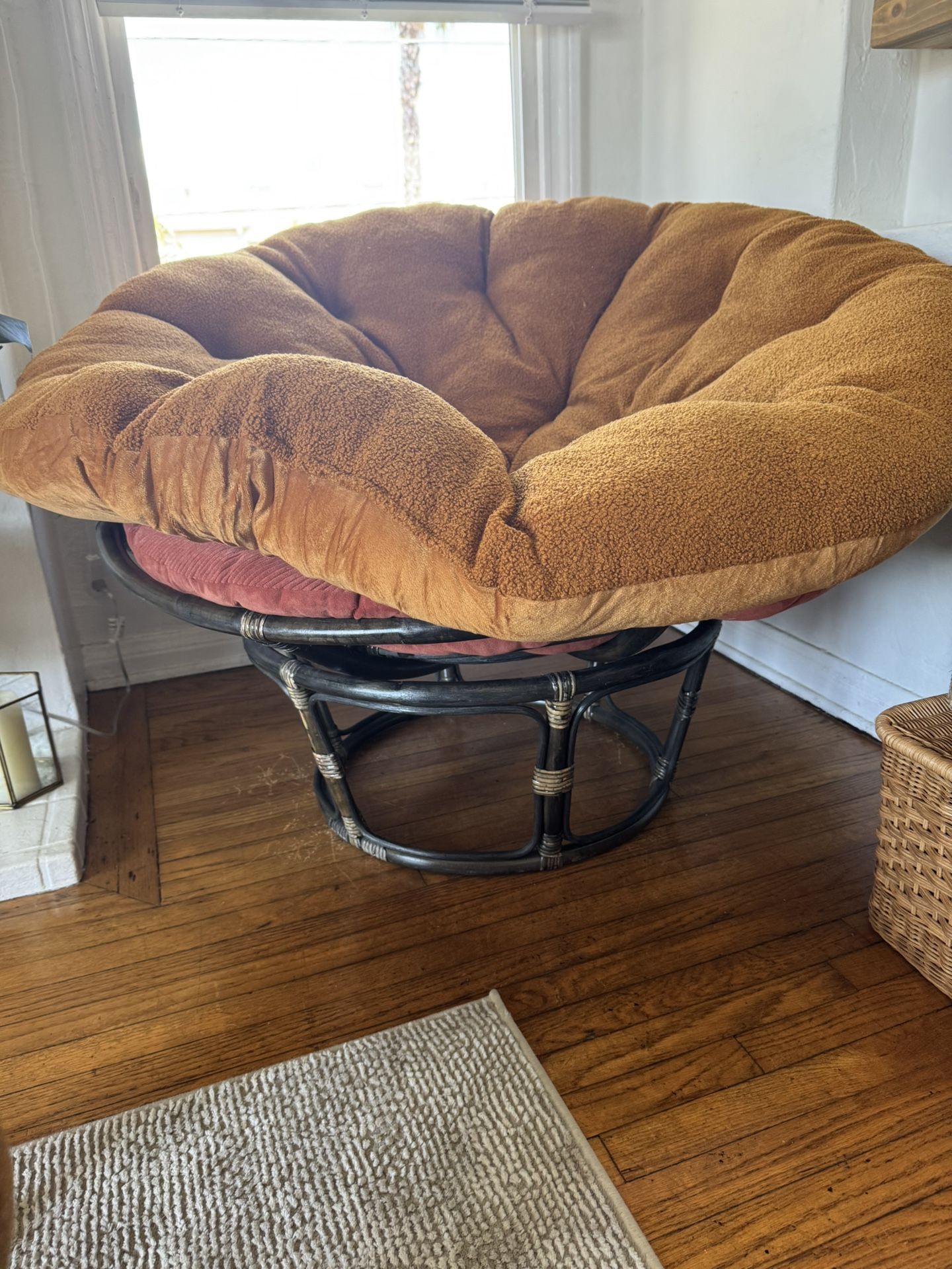 World Market Papasan Chair Frame And Cushions