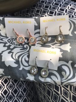 Michael Kors crystal earrings