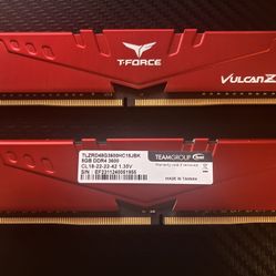 TeamGroup T-force Vulcan Z 16GB DDR4 3600hz Ram