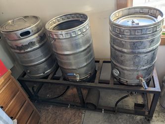 Home Brewing 3 Vessel Horizontal Propane Brewery