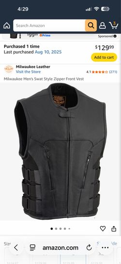 Motorcycle vest