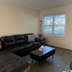 Black Sectional 