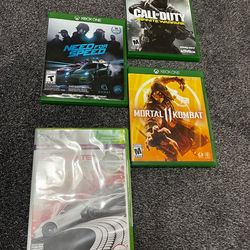 Xbox One Mortal Combat, Need for Speed, Call of Duty