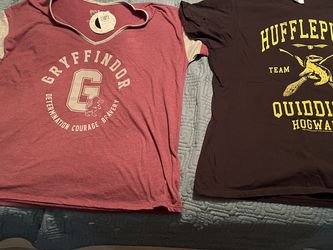 1 New, 1 Used Light Harry Potter Shirts 