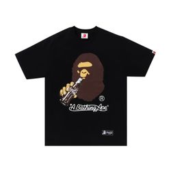 Men's Bathing Ape X Coca-Cola Black T-shirt (Large)