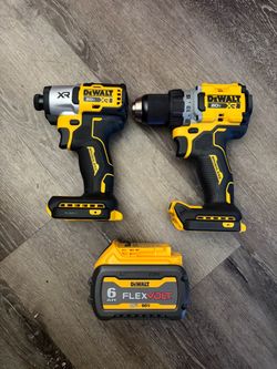 Dewalt 20v XR 6.0 FlexVolt/Impact Driver/Drill Driver