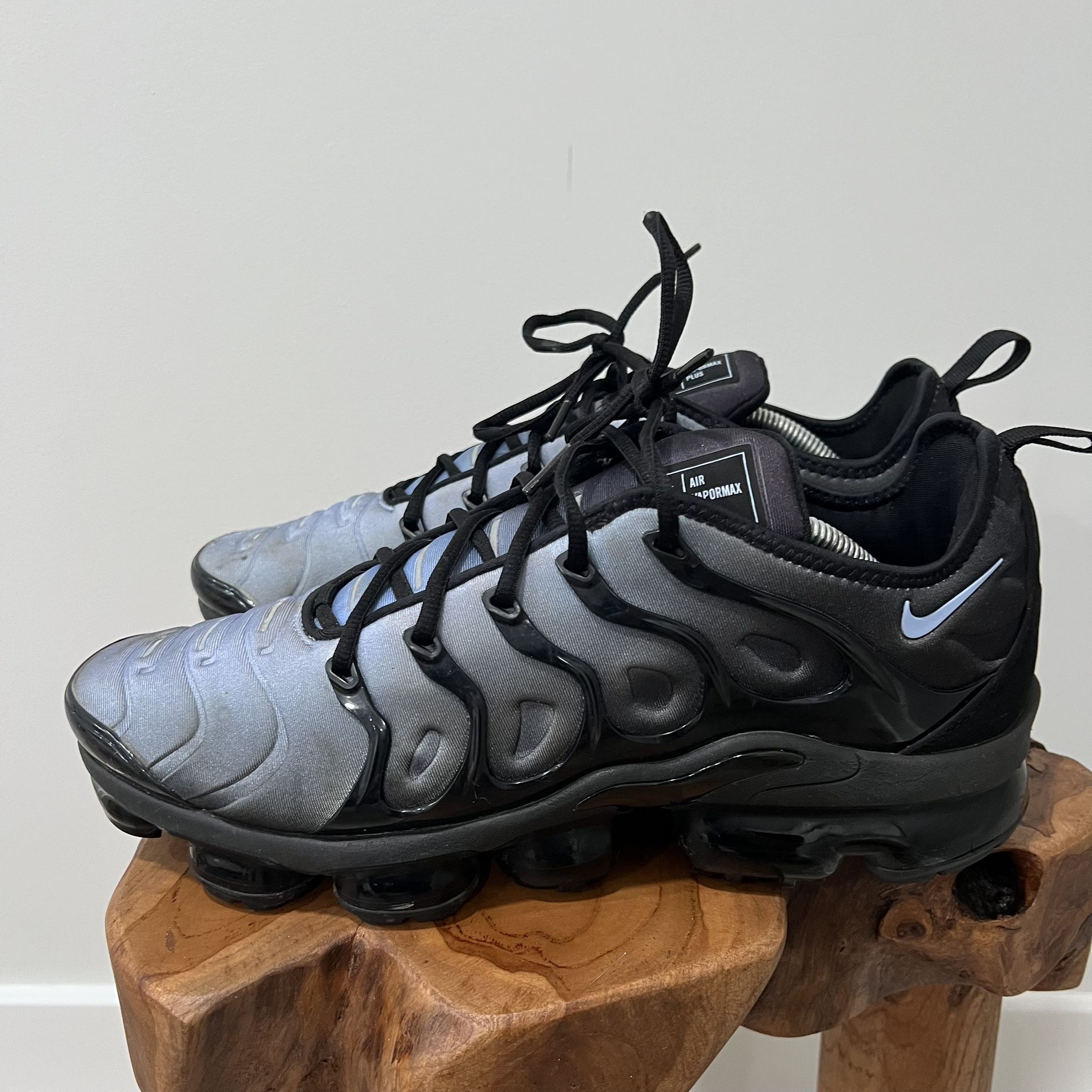 Nike Air VaporMax Plus Shoes Aluminum Grey Black 924453-018 Men’s Size 11.5