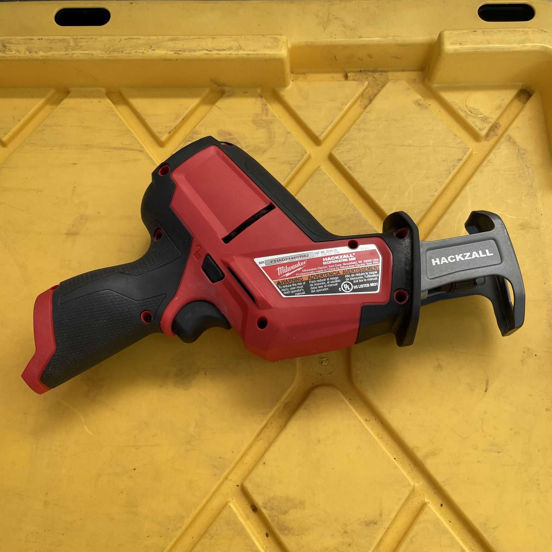 Milwaukee M12 FUEL 12V Lithium Ion Brushless Cordless HACKZALL